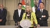La delegazione del Gruppo Parlamentare per le Autonomie (SVP-PATT,UV) del Senato della Repubblica, Partito SVP (Südtiroler Volkspartei) e (UV - Union Valdôtain) in occasione delle consultazioni