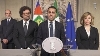 La delegazione del "Movimento 5 Stelle" in occasione delle consultazioni