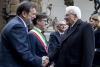 Il Presidente della Repubblica Sergio Mattarella accolto da Luigi Dei, Rettore dell’Università degli Studi di Firenze, da Dario Nardella, Sindaco di Firenze e da Enrico Rossi, Presidente della Regione Toscana, in occasione della cerimonia di inaugurazione dell’anno accademico 2018-2019 dell’Università degli Studi di Firenze
