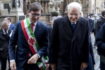 Il Presidente della Repubblica Sergio Mattarella accolto dal Sindaco di Firenze Dario Nardella, in occasione della cerimonia di inaugurazione dell’anno accademico 2018-2019 dell’Università degli Studi di Firenze