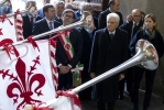 Il Presidente della Repubblica Sergio Mattarella e Dario Nardella, Sindaco di Firenze, in occasione della cerimonia di inaugurazione dell’anno accademico 2018-2019 dell’Università degli Studi di Firenze