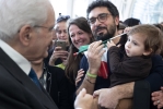 Il Presidente Sergio Mattarella in occasione della visita all'Ospedale pediatrico Meyer