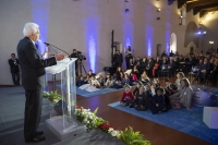 Il Presidente della Repubblica Sergio Mattarella alla cerimonia per i 600 anni di fondazione dell'Istituto degli Innocenti