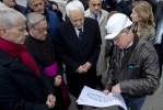  Il Presidente della Repubblica Sergio Mattarella nel corso della visita a Notre Dame