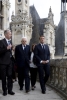 Il Presidente della Repubblica Sergio Mattarella con il Presidente della Repubblica Francese Emmanuel Macron, al Castello di Chambord