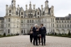  Il Presidente della Repubblica Sergio Mattarella con il Presidente della Repubblica Francese Emmanuel Macron, al Castello di Chambord