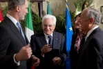 Il Presidente Sergio Mattarella con il Presidente della Repubblica portoghese Marcelo Rebelo de Sousa e il Re di Spagna Felipe VI in occasione del XIII Simposio COTEC