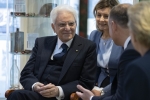 Il Presidente della Repubblica Sergio Mattarella con il Presidente della Repubblica di Polonia Andrzej Duda in occasione del 75° anniversario della battaglia di Montecassino. 