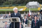 Il Presidente della Repubblica Sergio Mattarella alla cerimonia del 75 anniversario della battaglia di Montecassino
