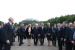 Il Presidente della Repubblica Sergio Mattarella e la Sig.ra Laura con il Presidente della Repubblica di Polonia Andrzej Duda e consorte,Sig.ra Agata Kornhauser-Duda,in occasione del 75° anniversario della battaglia di Montecassino
