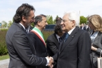 Il Presidente Sergio Mattarella con Carlo Cimbri, Presidente dell’Istituto Europeo di Oncologia, in occasione della cerimonia per il 25° anniversario di fondazione