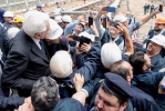 Il Presidente Mattarella a Castellammare di Stabia alla cerimonia di varo della nave “Trieste” della Marina Militare