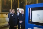 Il Presidente Sergio Mattarella visita la mostra dal titolo “FIS110 – Un TesORO italiano”, in occasione dei 110 anni della fondazione della Federazione Italiana Scherma
