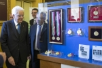 Il Presidente Sergio Mattarella visita la mostra dal titolo “FIS110 – Un TesORO italiano”,in occasione dei 110 anni della fondazione della Federazione Italiana Scherma