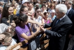 Il Presidente della Repubblica Sergio Mattarella in occasione della cerimonia di apertura della XIII edizione del Forum delle Città creative UNESCO