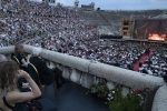 Il Presidente Sergio Mattarella e la Sig.ra Laura, alla rappresentazione dell’opera “La Traviata” di Giuseppe Verdi, diretta dal M° Daniel Oren, in occasione dell’inaugurazione del 97^ Festival lirico della Fondazione Arena di Verona