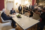 Il Presidente Sergio Mattarella con il Presidente Federale della Repubblica d'Austria Alexander Van der Bellen, in occasione della visita di Stato nella Repubblica d'Austria
 