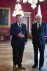 Il Presidente Sergio Mattarella al Municipio di Vienna,con il Sindaco Michael Ludwing,in occasione della visita di Stato nella Repubblica d'Austria. 