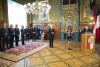 Il Presidente Sergio Mattarella al Municipio di Vienna,con il Sindaco Michael Ludwing,in occasione della visita di Stato nella Repubblica d'Austria