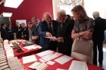 Il Presidente della Repubblica Sergio Mattarella e la Sig.ra Laura al Centro viennese per il Lessico Etimologico Italiano (LEI)