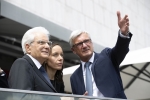 Il Presidente Sergio Mattarella a Salisburgo con il Sindaco Harald Preuner in occasione della visita di Stato nella Repubblica d'Austria
