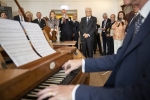 Il Presidente Sergio Mattarella e il Presidente Federale della Repubblica d'Austria Alexander Van der Bellen durante la visita alla casa Natale di Mozart 