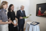 Il Presidente Sergio Mattarella e la sig.ra Laura durante la visita alla casa Natale di Mozart 