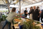 Il Presidente Sergio Mattarella e la sig.ra Laura durante la passeggiata nel centro storico di Salisburgo
