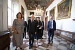 Il Presidente Sergio Mattarella durante la visita al complesso monumentale del Duomo