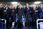 Il Presidente della Repubblica Sergio Mattarella alla cerimonia di apertura delle Universiadi