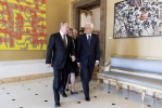 Il Presidente Sergio Mattarella con il Presidente della Federazione Russa Vladimir Vladimirovich Putin, in visita ufficiale