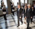 Il Presidente Sergio Mattarella con il Presidente della Federazione Russa Vladimir Vladimirovich Putin, in visita ufficiale