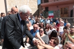 Il Presidente Mattarella è accolto a Scurcola Marsicana