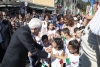 Il Presidente Sergio Mattarella è accolto a Tagliacozzo, in occasione del 750° anniversario della Battaglia di Tagliacozzo tra Corradino di Svevia e Carlo I D’Angiò
