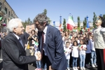 Il Presidente Sergio Mattarella a Tagliacozzo con Marco Marsilio, Presidente della Regione Abruzzo, in occasione del 750° anniversario della Battaglia di Tagliacozzo tra Corradino di Svevia e Carlo I D’Angiò
