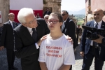 Il Presidente Sergio Mattarella a Scurcola Marsicana, in occasione del 750° anniversario della Battaglia di Tagliacozzo tra Corradino di Svevia e Carlo I D’Angiò
