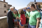 Il Presidente Sergio Mattarella è accolto a Scurcola Marsicana, in occasione del 750° anniversario della Battaglia di Tagliacozzo tra Corradino di Svevia e Carlo I D’Angiò
