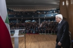 Il Presidente Sergio Mattarella a Avezzano, in occasione del 750° anniversario della Battaglia di Tagliacozzo tra Corradino di Svevia e Carlo I D’Angiò
