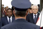 Il Presidente Sergio Mattarella con il Presidente della Repubblica del Mozambico Filipe Jacinto Nyusi, in visita ufficiale