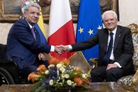 Il Presidente Mattarella incontra il Presidente della Repubblica dell’Ecuador, S.E. il Signor Lenín Moreno Garcés, in visita ufficiale.