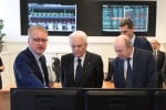Il Presidente della Repubblica Sergio Mattarella con i vertici di Borsa Italiana, in occasione del 100° anniversario della sua costituzione Abi, svoltosi a Palazzo Mezzanotte