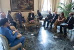 Il Presidente Sergio Mattarella con il Presidente della Repubblica di Cabo Verde Jorge Carlos de Almeida Fonseca