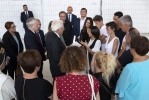  Il Presidente della Repubblica Sergio Mattarella con i familiiari delle vittime del crollo del Ponte Morandi