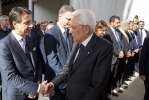  Il Presidente della Repubblica Sergio Mattarella alla cerimonia commemorativa delle vittime del crollo del Ponte Morandi 
