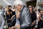 Il Presidente della Repubblica Sergio Mattarella alla cerimonia commemorativa delle vittime del crollo del Ponte Morandi