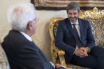 Il Presidente della Repubblica Sergio Mattarella  con l' On. Dott. Roberto FICO, 
Presidente della Camera dei Deputati, in occasione delle consultazioni