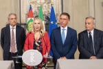 La delegazione del GRUPPO PARLAMENTARE “PER LE AUTONOMIE (SVP-PATT,UV)” DEL SENATO DELLA REPUBBLICA, in occasione delle consultazioni
