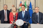La delegazione del GRUPPO PARLAMENTARE “PER LE AUTONOMIE (SVP-PATT,UV)” DEL SENATO DELLA REPUBBLICA,in occasione delle consultazioni
