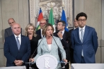 La delegazione del GRUPPO PARLAMENTARE MISTO DELLA CAMERA DEI DEPUTATI,in occasione delle consultazioni