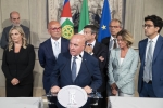 La delegazione del GRUPPO PARLAMENTARE MISTO DELLA CAMERA DEI DEPUTATI,in occasione delle consultazioni
